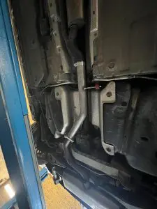Dessous d'une voiture