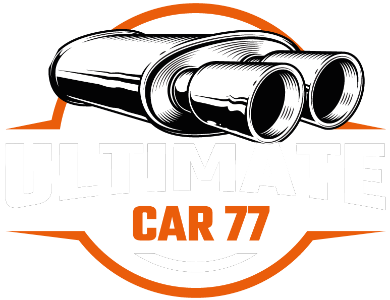 UltimateCar77 Logo blanc
