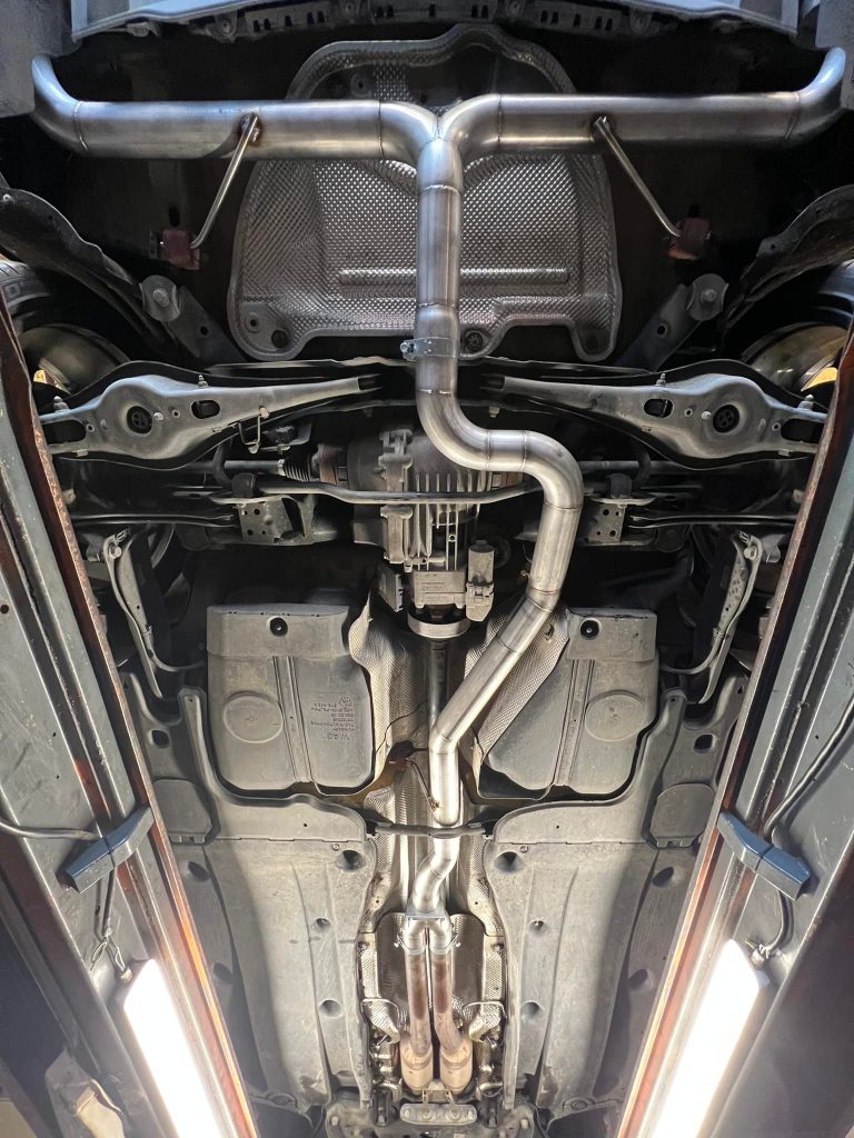 Demi ligne d'une voiture de la marque Audi
