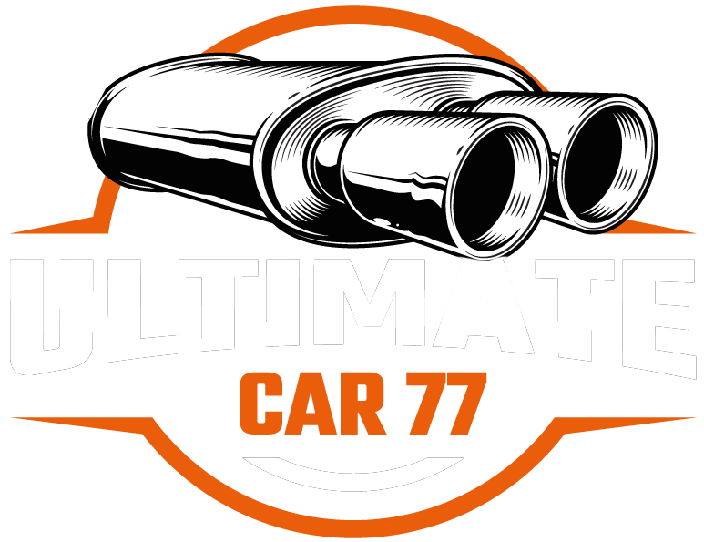 UltimateCar77 Logo blanc